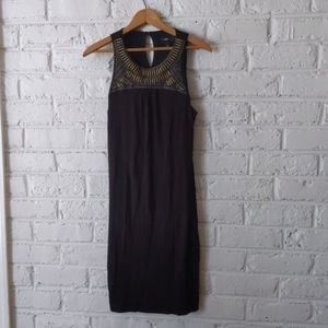 Mossimo little black dress w beaded neck details